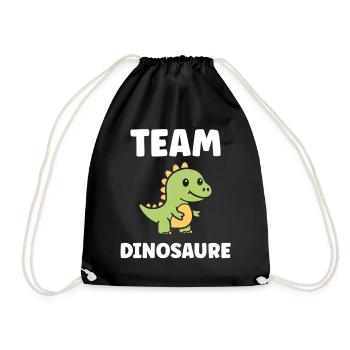 Équipe Dinosaure Cartoon - Sac de sport léger - noir - Devant