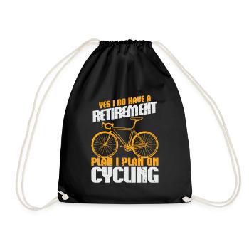 Vélo de route Cyclisme Vélo Cyclisme - Sac de sport léger - noir - Devant