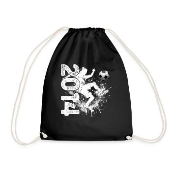 12e anniversaire Années 2014 Football - Sac de sport léger - noir - Devant