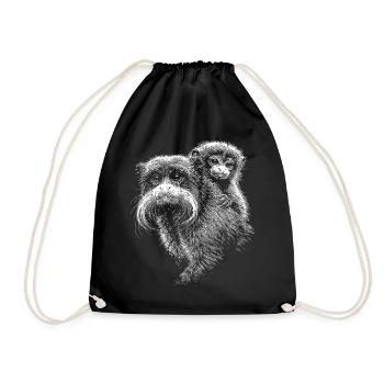 Tamarin - Drawstring Bag - black - Front