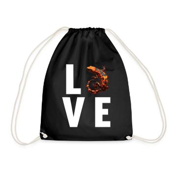 Salamandre de feu Salamandre - Sac de sport léger - noir - Devant