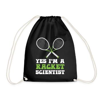 Un scientifique du racket qui dit - Sac de sport léger - noir - Devant
