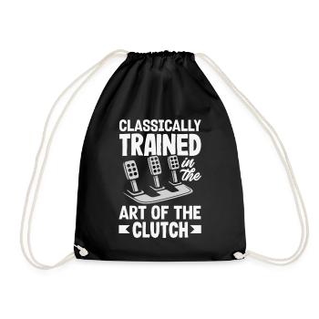 Voiture manuelle, entraînée classiquement - Sac de sport léger - noir - Devant