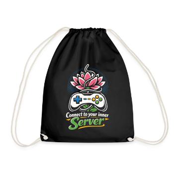 Connectez-vous à votre serveur interne - Gamer Yoga - Sac de sport léger - noir - Devant