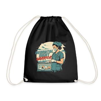Infirmière en néonatologie - Sac de sport léger - noir - Devant