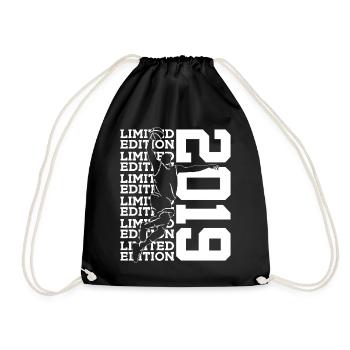 LIMITED EDITION 2019 BASKETBALL 7TH BIRTHDAY - Drawstring Bag - black - Front