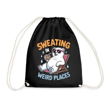 Dictions de transpiration Drôle de cadeau de transpiration - Sac de sport léger - noir - Devant