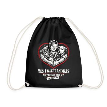 Veterinarian Veterinarian - Drawstring Bag - black - Front