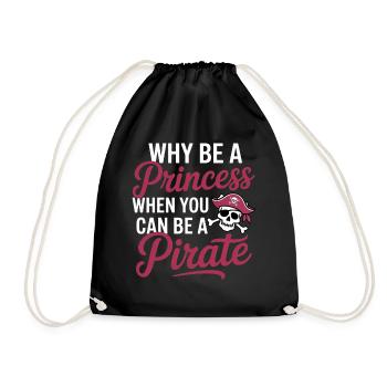 T-shirt de la Rébellion des Princesses Pirates - Sac de sport léger - noir - Devant