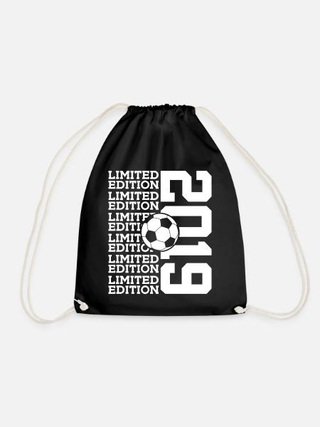 LIMITED EDITION 2019 FUßBALL 7. GEBURTSTAG - Turnbeutel - Schwarz