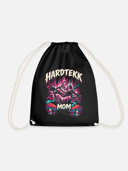 Hardtekk Mom Tekke Ostdeutschland - Turnbeutel - Schwarz