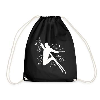Ski alpin Sports d’hiver Ski nordique - Sac de sport léger - noir - Devant