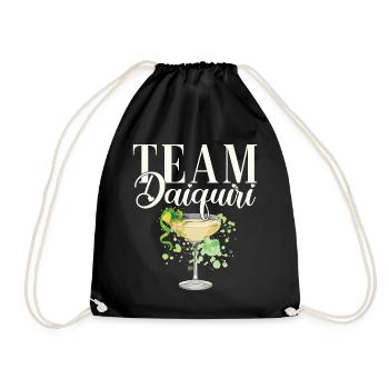Junggesellinnenabschied Cocktail Team Daiquiri - Turnbeutel - Schwarz - Vorne