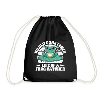 Frog Catcher Mildlife Snatcher Frog - Turnbeutel - Schwarz - Vorne