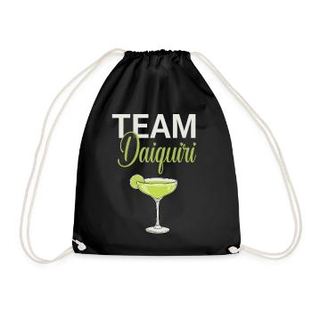 Junggesellinnenabschied Cocktail Team Daiquiri - Turnbeutel - Schwarz - Vorne