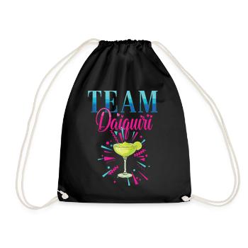 Junggesellinnenabschied Cocktail Team Daiquiri - Turnbeutel - Schwarz - Vorne