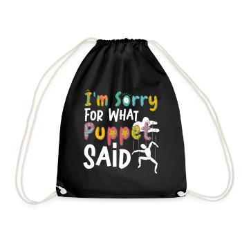 Désolé pour ce que Poppet a dit - Sac de sport léger - noir - Devant