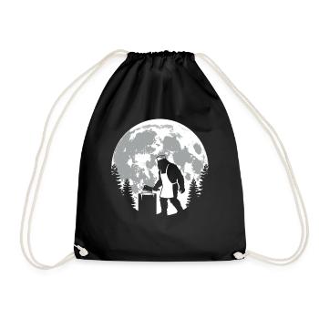 Grand-Pied, Boucher - Sac de sport léger - noir - Devant