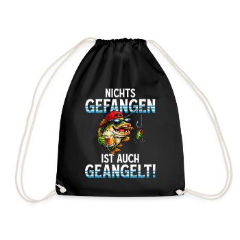 Pêche aux pêcheurs Rien de capturé n’est aussi capturé - Sac de sport léger - noir - Devant