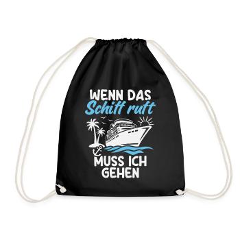 Cruise Holidays Cruise Ship Cruisers - Drawstring Bag - black - Front