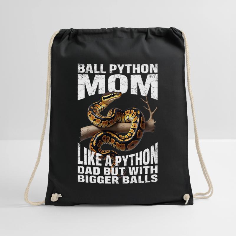 Königspython Mom Mama Schlangen Terrarium Python Turnbeutel