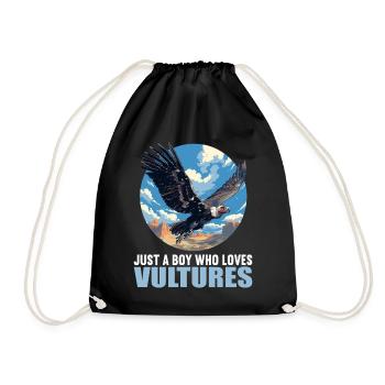 Vautour - Sac de sport léger - noir - Devant