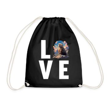 Lemmings Lemming - Drawstring Bag - black - Front