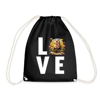 Lemmings Lemming - Drawstring Bag - black - Front
