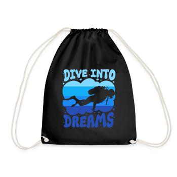 Plongeurs Plongée sous-marine Plongée - Sac de sport léger - noir - Devant
