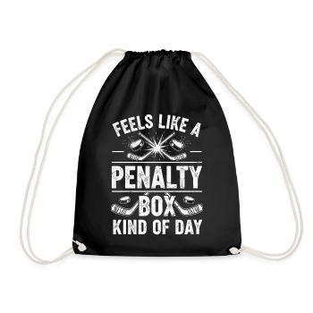 hockey - Drawstring Bag - black - Front