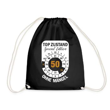 Top Zustand Spezial Edition  50 Jahre 1976 Sept. - Turnbeutel - Schwarz - Vorne