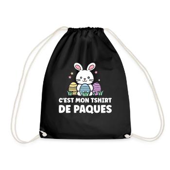 hUMOUR EASTER - Drawstring Bag - black - Front