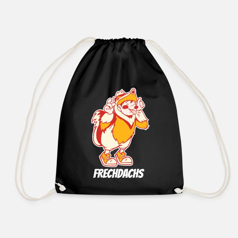 Cheeky – The Cheeky Rogue - Drawstring Bag - black