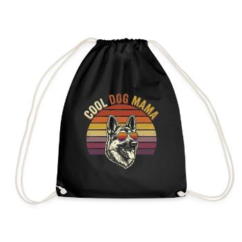 Cool Dog Mama Retro Sunset Lunettes - Sac de sport léger - noir - Devant