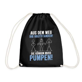 Haltérophile HORS DE LA ROUTE SA PEAU SE DRESSE Drôle - Sac de sport léger - noir - Devant