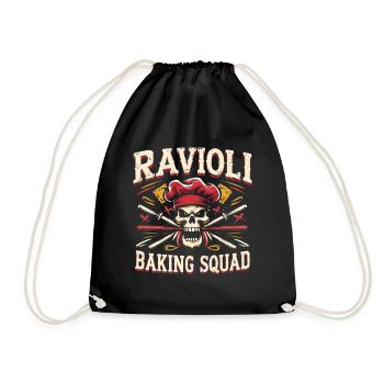 Équipe de Boulangerie Ravioli - Sac de sport léger - noir - Devant