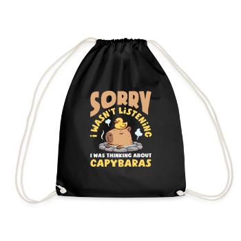 Désolé de ne pas avoir écouté - Sac de sport léger - noir - Devant