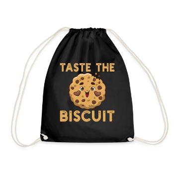 Goûtez le biscuit - Sac de sport léger - noir - Devant