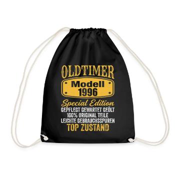 Modèle de voiture classique pour le 30e anniversaire 1996 - Sac de sport léger - noir - Devant
