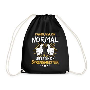 Sort de Commandant de Démolition - Sac de sport léger - noir - Devant
