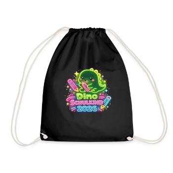 Inscription scolaire Dino Schoolchild 2026 - Sac de sport léger - noir - Devant