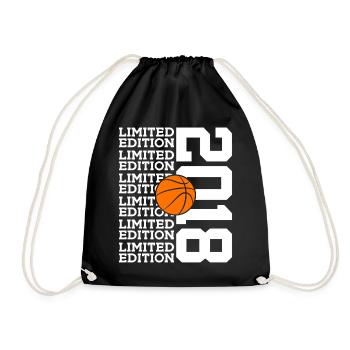 LIMITED EDITION 2018 BASKETBALL 8TH BIRTHDAY - Drawstring Bag - black - Front