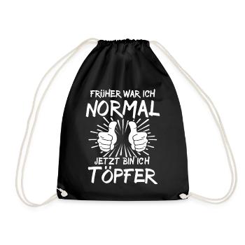 potier - Sac de sport léger - noir - Devant