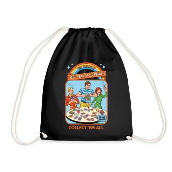 Reiß das Pack auf, mach dich bereit, sie zu enthüllen, sammle sie alle - Turnbeutel - Schwarz - Vorne