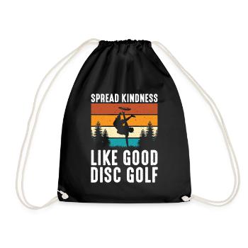 Cadeaux de disc golf Disc Golf - Sac de sport léger - noir - Devant