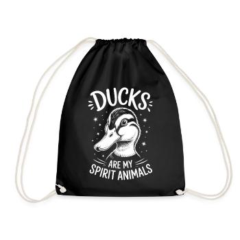 Dits de canard Canard Cadeau Drôle de Canard - Sac de sport léger - noir - Devant