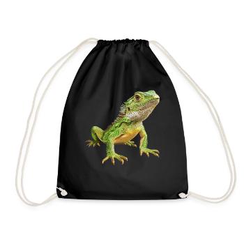 Lizards Lizard - Drawstring Bag - black - Front
