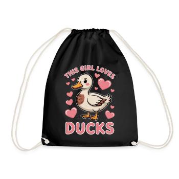 Dictions de canard Canard Cadeau drôle de canard pour tous - Sac de sport léger - noir - Devant