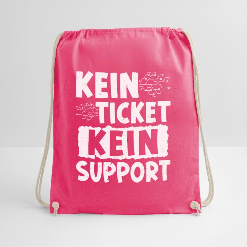 Nerd Computer NO TICKET NO PROBLEM FUNNY Drawstring Bag