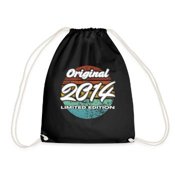 12e anniversaire 2014 cadeau garçons et filles - Sac de sport léger - noir - Devant